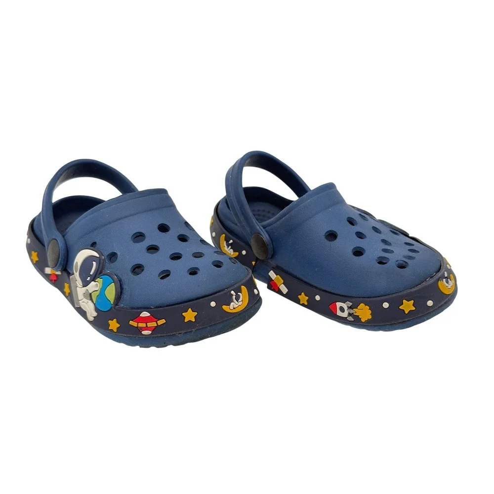 Crocs Kids Space Astronaut Clogs Navy Blue EU 25‎ C8 Toddler
